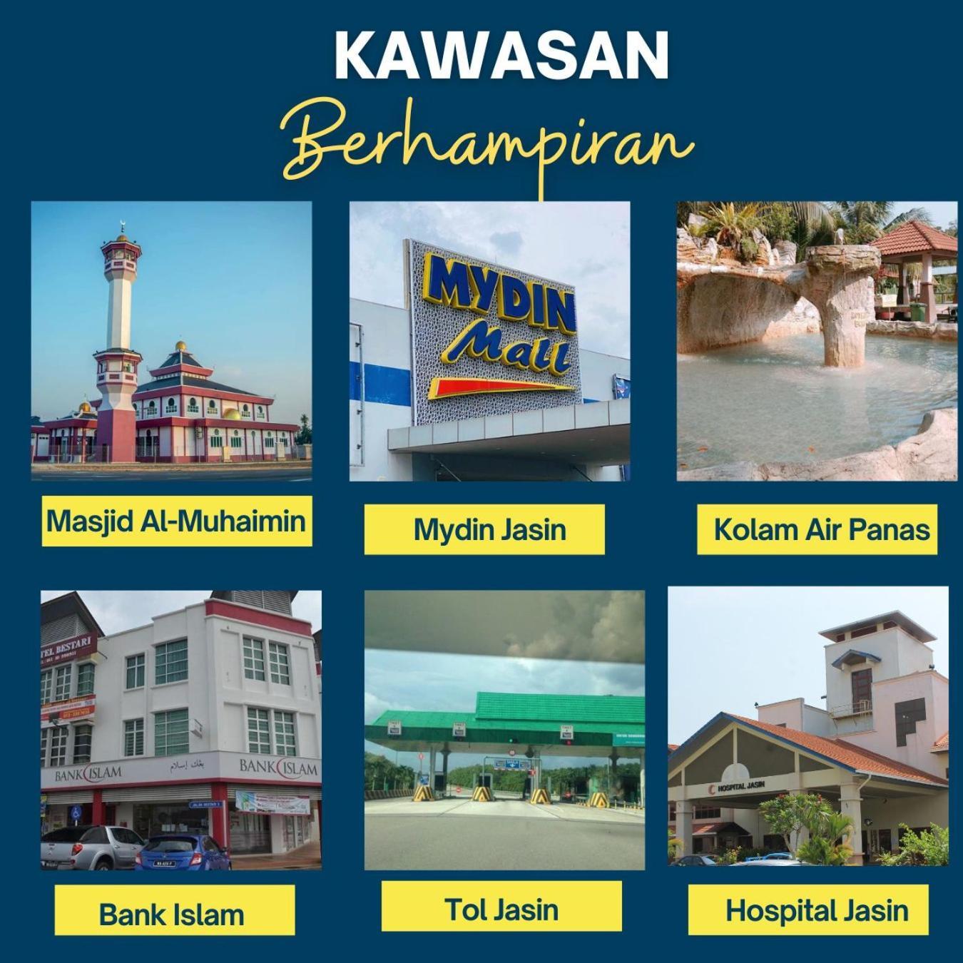 Al-Amin Homestay, Jasin, Melaka Экстерьер фото